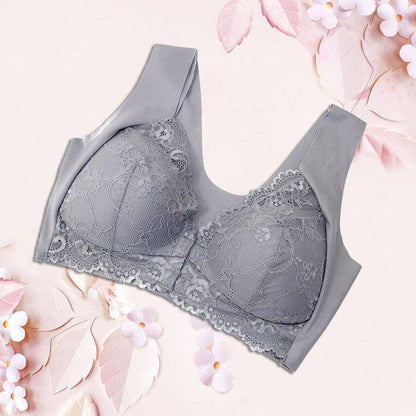 Bra For Older Women Front Closure 5d Shaping Push Up Seamless No Trace Beauty Back Sports Comfy Bra -  