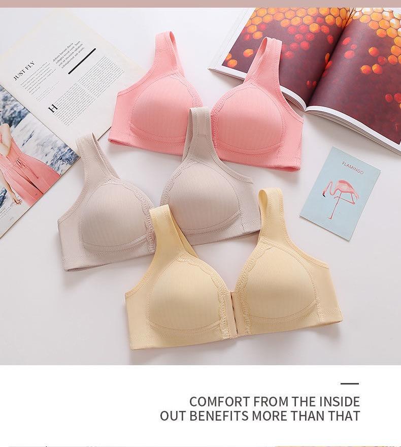 【3pcs】Simple lace bra