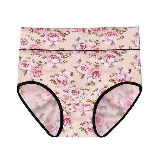 [5 PCS] Pure Cotton Breathable Printed Panties