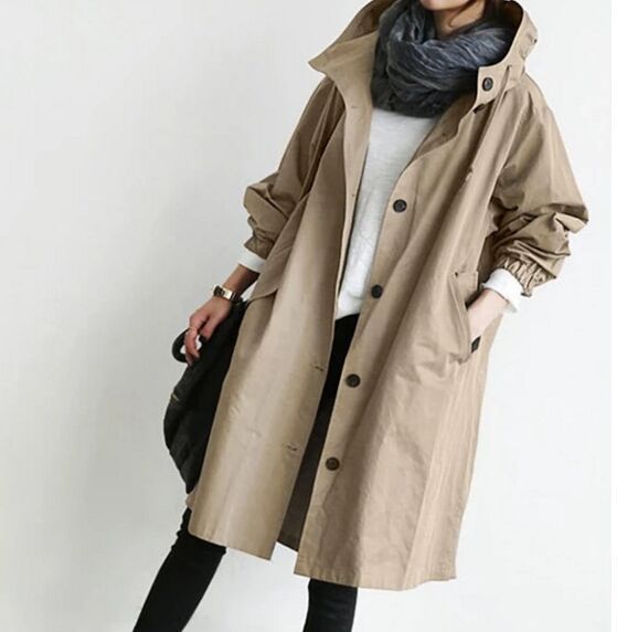 2022 New Fashion Casual Trench Coat