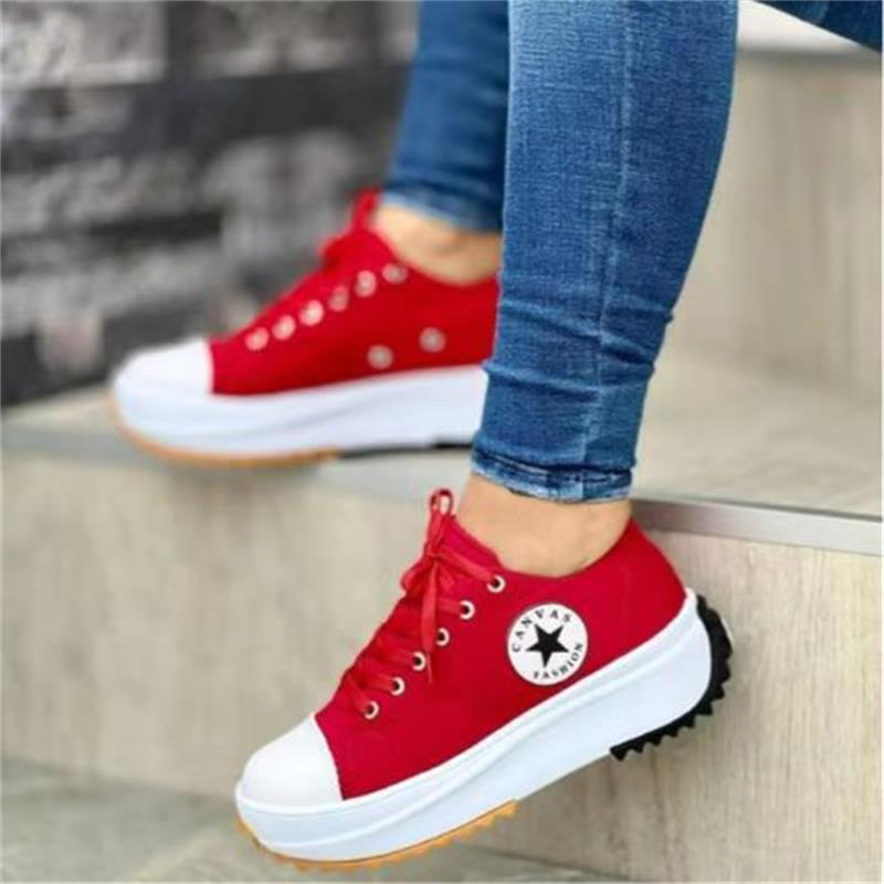 2022 New Low-top Platform Canvas Shoes