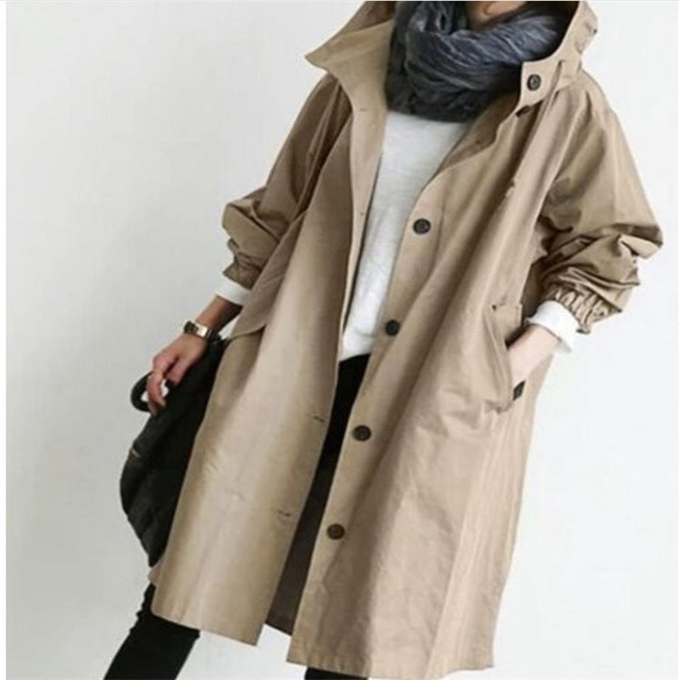 2022 New Fashion Casual Trench Coat