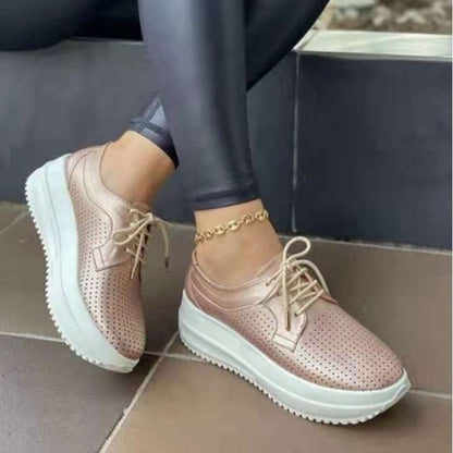 2022 Low Cut Hollow Platform Shoes