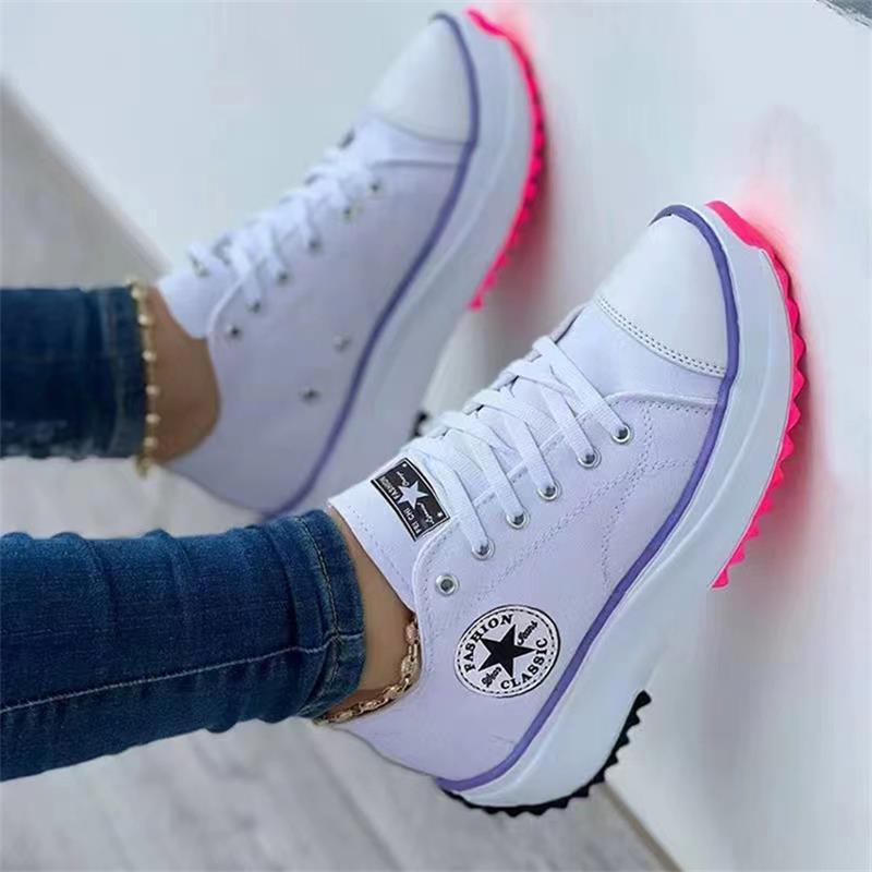 2022 New Low-top Platform Canvas Shoes