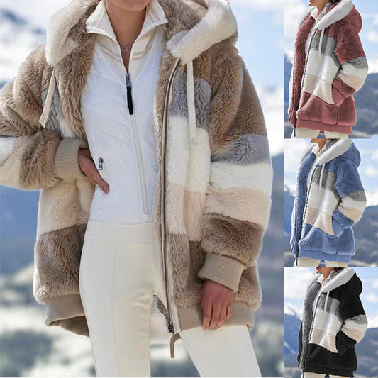 Ladies Warm Plush Jacket