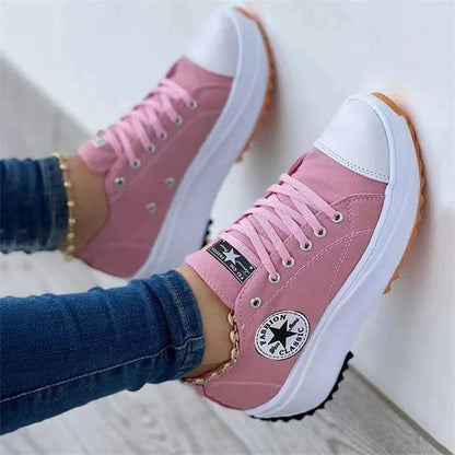 2022 New Low-top Platform Canvas Shoes